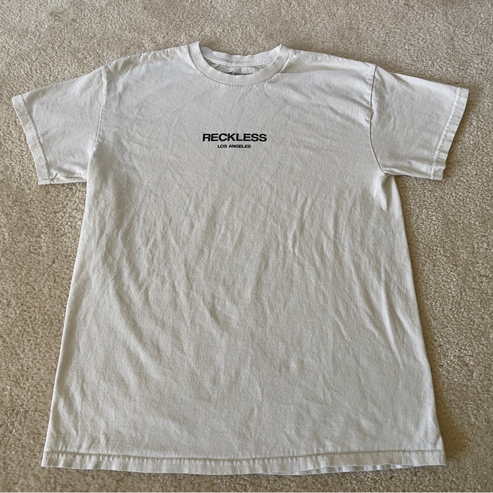 Vintage White Young and Reckless Classic Tee, Men